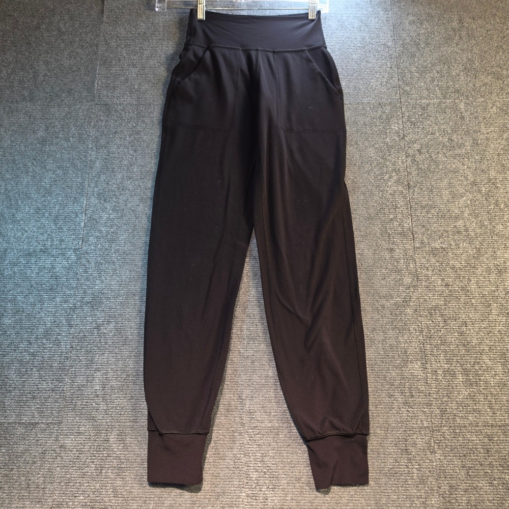 Lululemon Align Joggers Women Size XS Black Good High Rise Activewear Pockets
